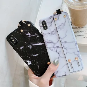 Marble Strap Silicone Phone Case iPhone