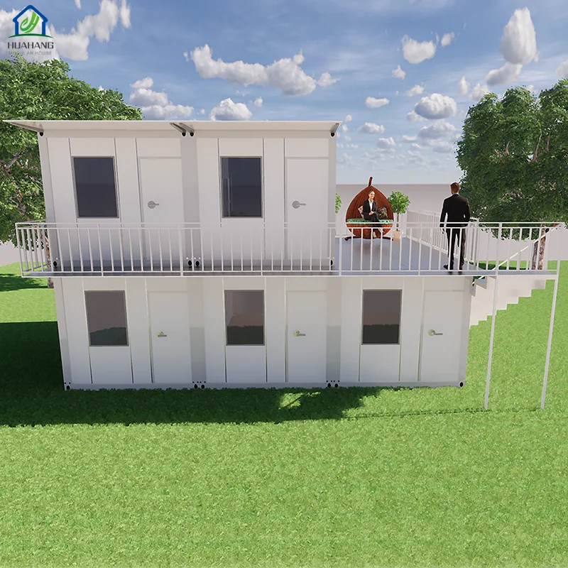 Cheap Luxury Prefabricated Module Living 2 Floors Container House Homes