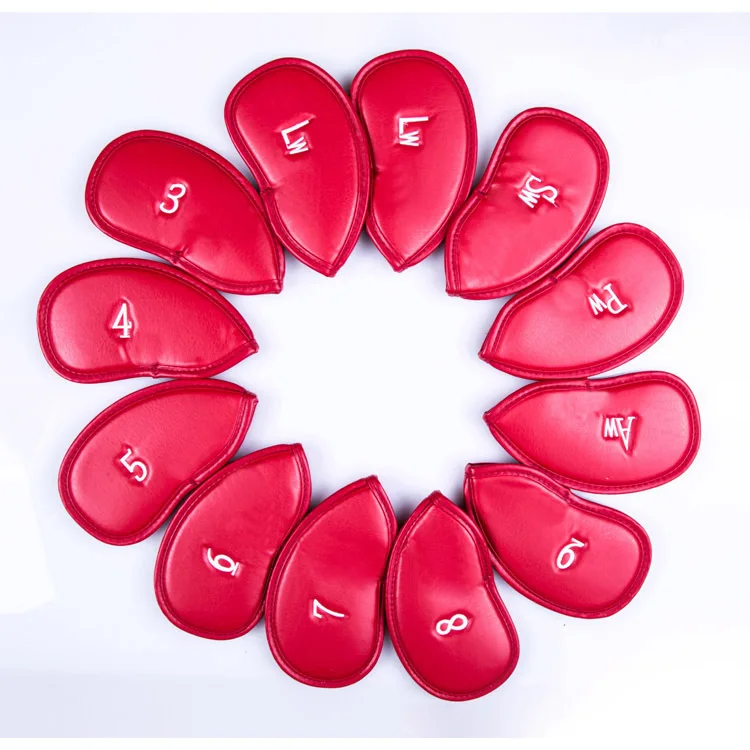 

wholesale assort high quality PU material golf iron club headcover