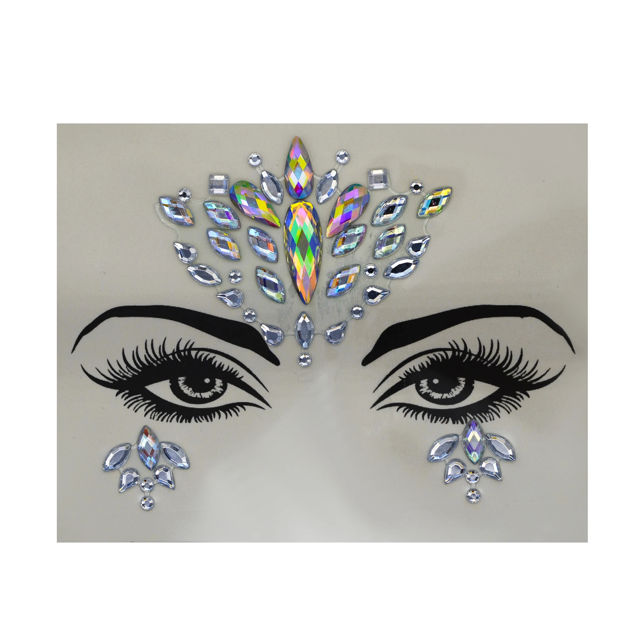 

Glitter eye tattoo sticker