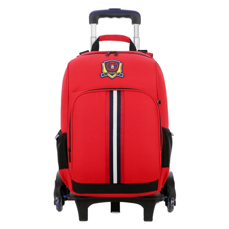 Sale Kids Trolley School Bags Double Shoulder High Capacity Detachable ...
