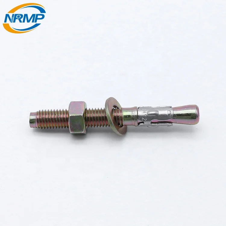 
Yellow zinc plated carbon steel pc strand ceiling wedge anchor fasteners 