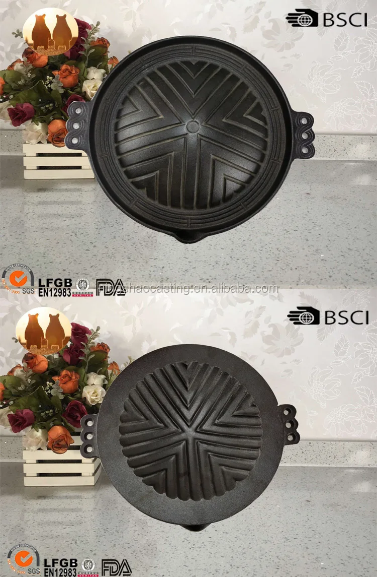 Cast Iron Korea Grill Pan Buy Tortoise Type Pan,Cast Iron Pan Support