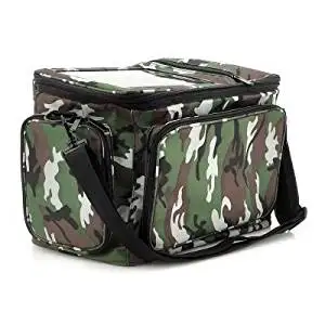 Thermal Bag with Solar Panel - 2200mah Back-up Battery, Camo Print