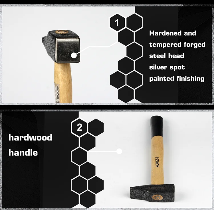 Free sample French Type Machinist Hammer & Joiner's Hammer With Wooden Handle