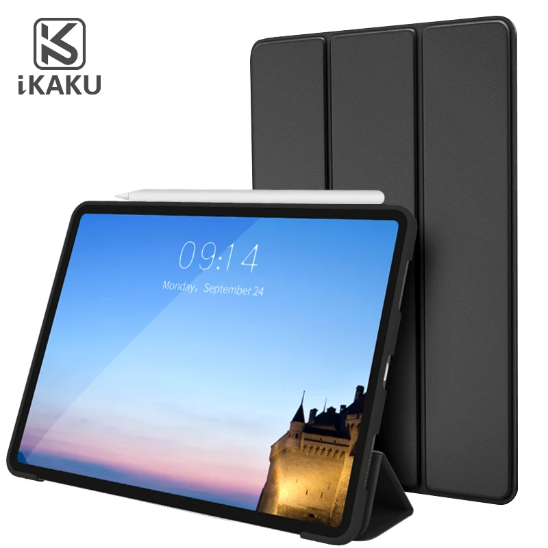 2019 new item tablet case for ipad Pro 11 case with pencil holder,for casing ipad 9,for 2018 newest ipad 9.7 cover