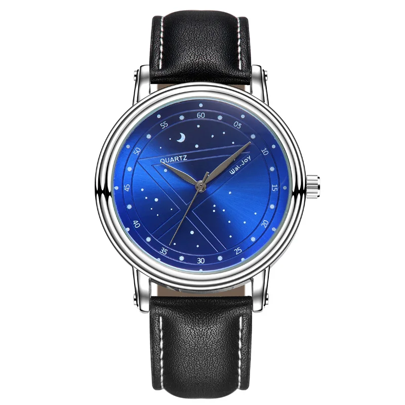 

WJ-8109 Luxury Low MOQ OEM Watch Wholesale Business Leather Strap Wristwatch High Quality Quartz Watch For Men, Mix