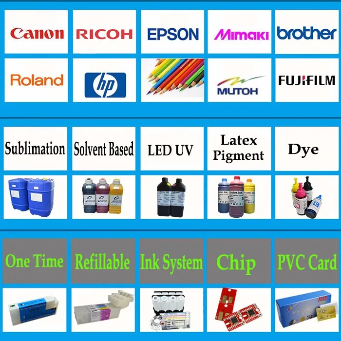 Premium UV Dye Ink for Canon Pixma TS5020 TS6020 TS8020 TS9020 TS Series Printers