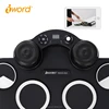 Electronic Drum Kit Roland,Mini Digital Drum Set Beat With Dual Bass Pedals