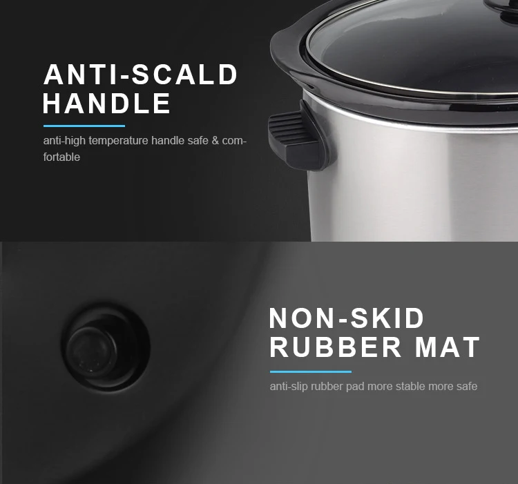 2021 Highest Rated 8 Qt Best Slow Cooker For Large Family Programmable