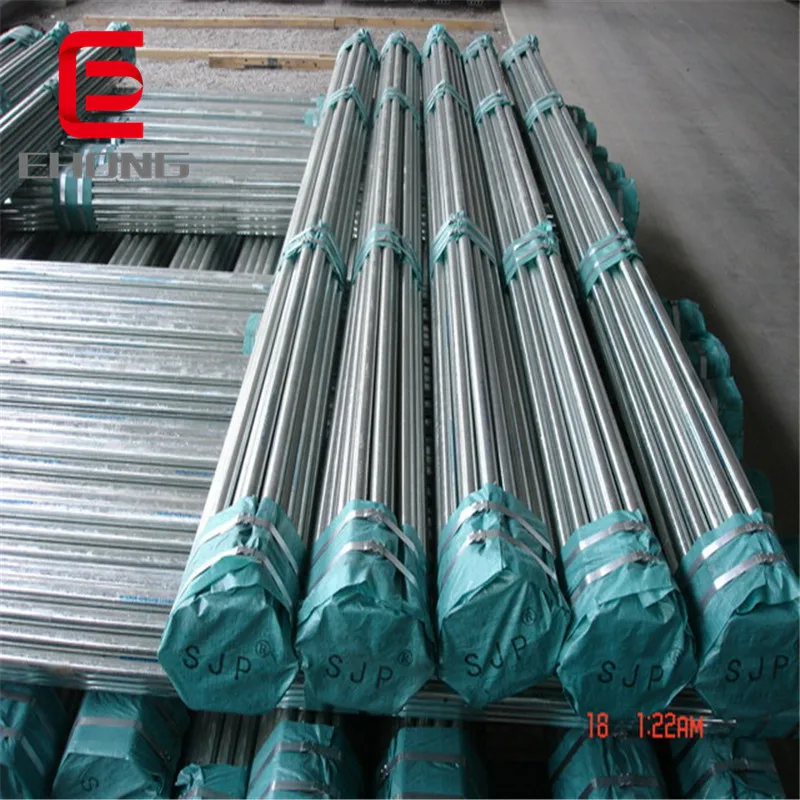 Thread Hot Dipped Galvanized Steel Pipe Threading With Socket/plastic