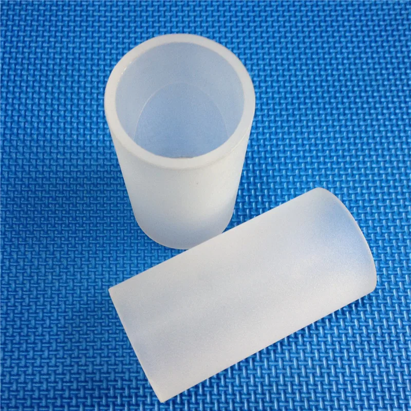
HM heat resistant frosted customized glass quartz tube 