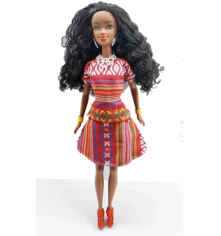 11.5 Inch Wholesale Vinyl Fashion Doll Toy/the Spot Real Black Baby