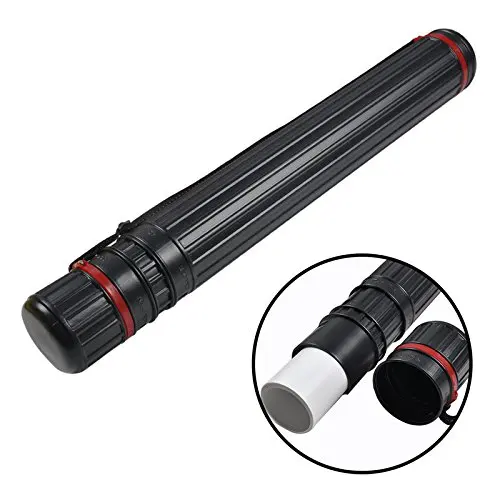 Heavy Duty Black Telescoping Documents Blueprints Artwork Storage