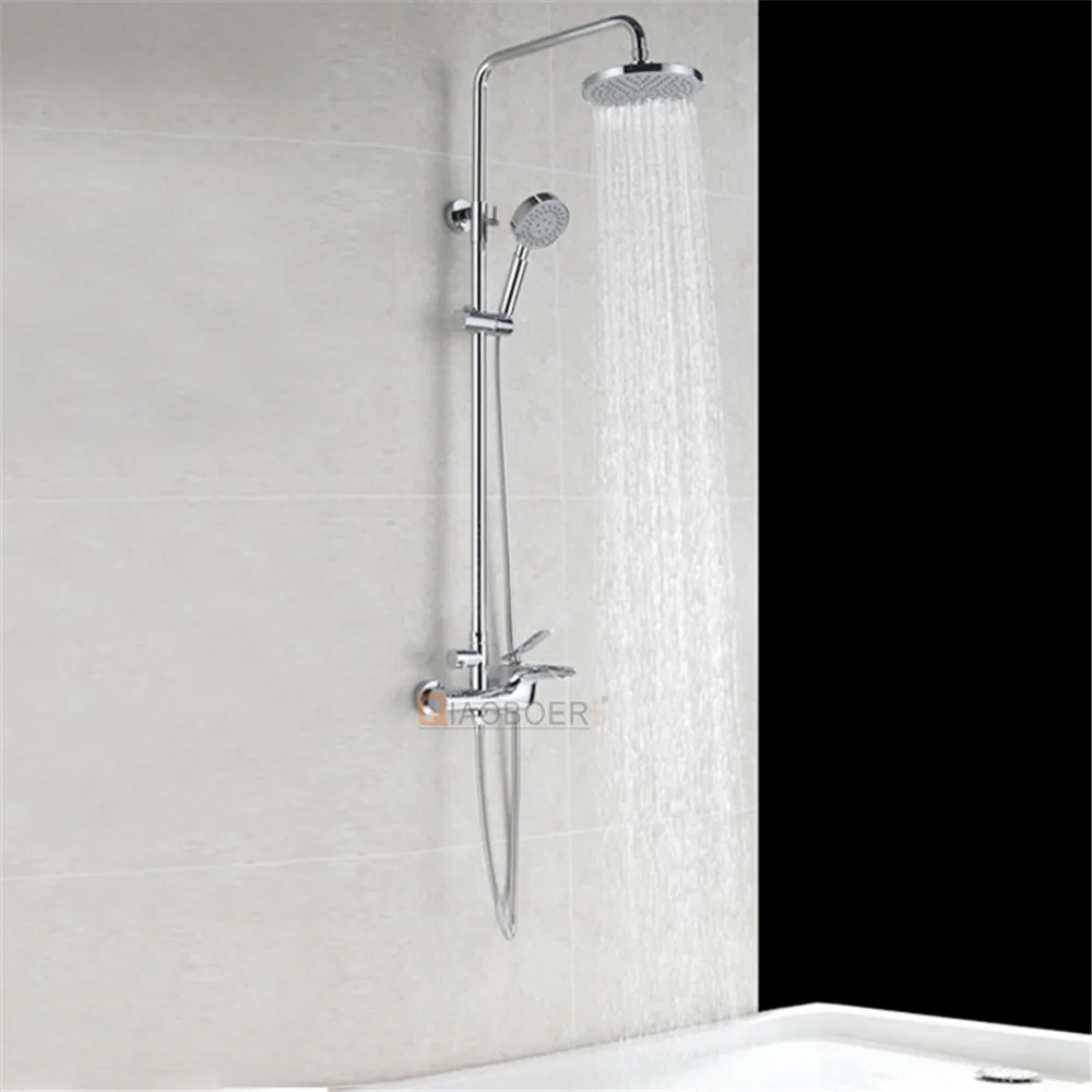 Luxury Chrome Br Round Bath Shower Set Filler Column Luxury Chrome Br Round Bath Shower Set Filler Column Product On Alibaba