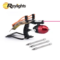 

outdoor Fishing Slingshot device set with laser sight and fishing reel