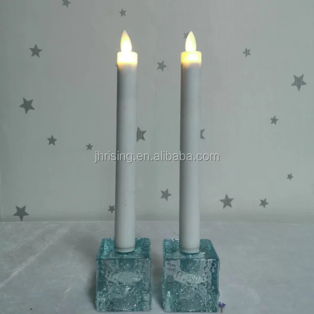 wax coated  LED dinner  candle