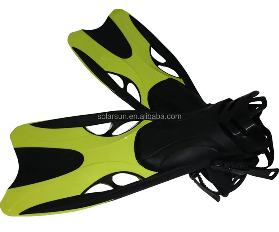 Adult Age and TPE+PP Material diving flipper Scuba Gear Snorkeling Silicone Training Rubber Swim Fins