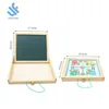YF-X3054 kids wooden toy 5 in 1 chess game drawing board for animal chess& Gobang &snakes and ladders &checkers& flight chess