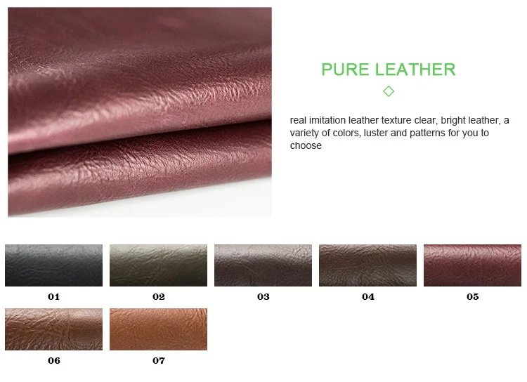 1 0mm Eco Friendly Water Based Synthetic Pu Leather Faux Cowhide