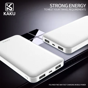KAKU Outdoor Slim 10000mAh Power Bank Dual USB Ports