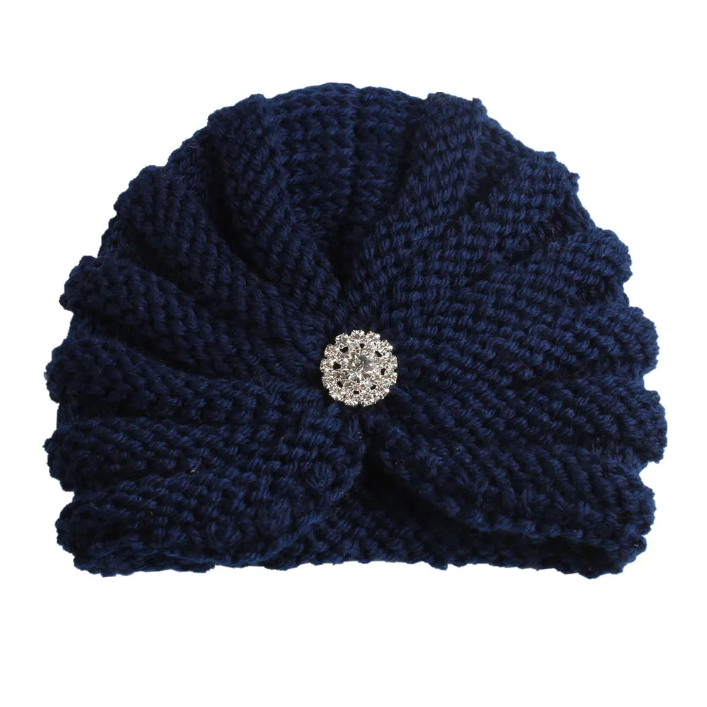 
New Style Baby Cute drill beanie Hats girl boy unisex autumn Winter kids Knit Hat 