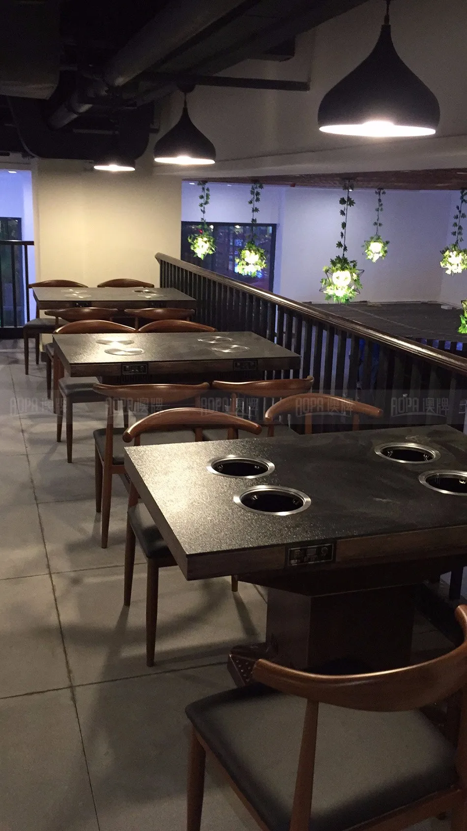 Aopa Commerical Restaurant Korean Bbq Grill Table - Buy Korean Bbq