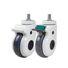 manufacture 125mm medical caster wheel universal rotate with brake