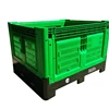 High quality vented crates for vegetable and fruit/collapsible plastic box/foldable pallet box