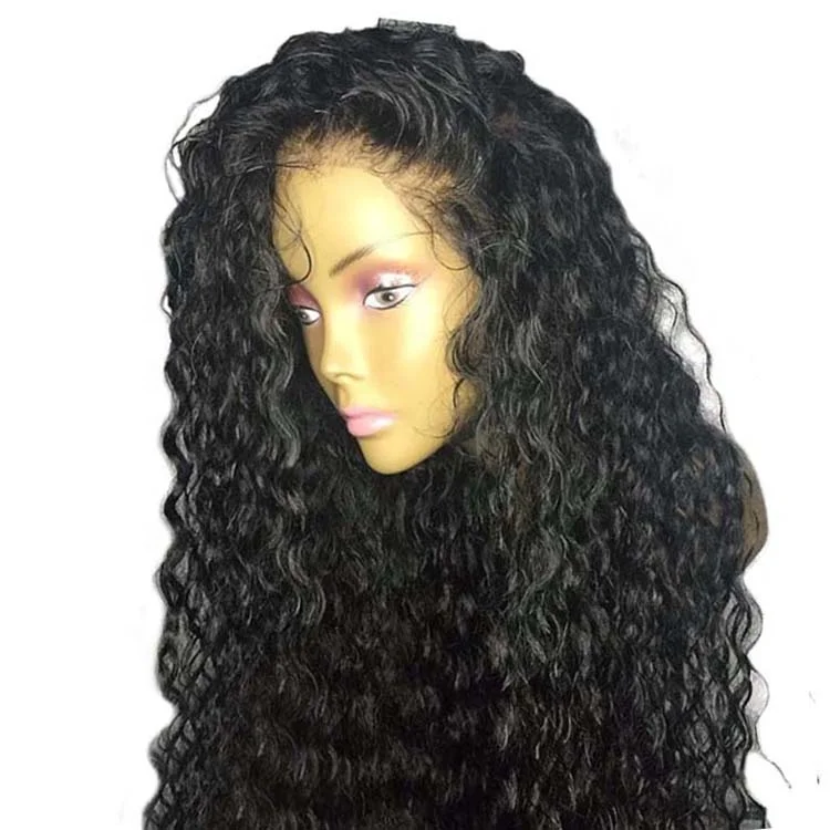 

Full Lace Human Hair Wigs for Black Women Brazilian Virgin Remy Curly Lace Front Human Hair Wigs Glueless Full Lace Wig