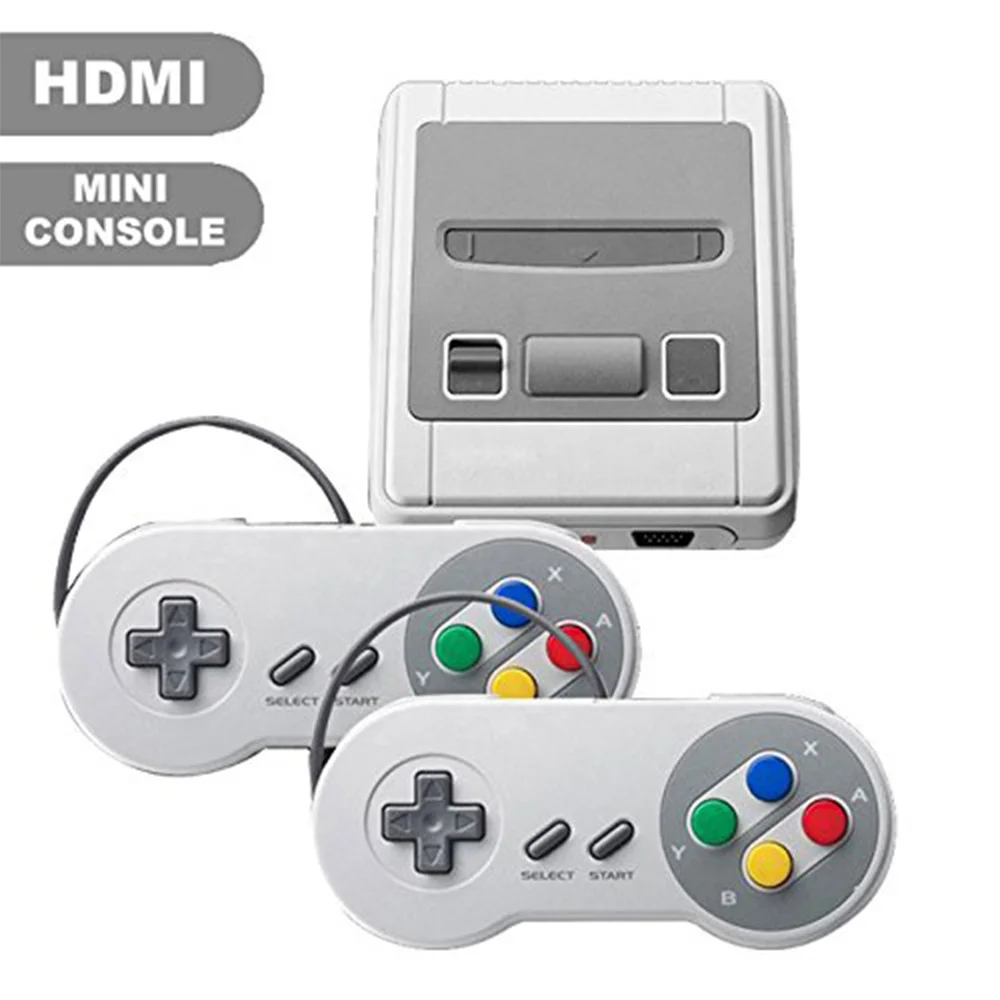 

Manufacturer Cheap Sale HD Effect Retro Mini Video Game Console 8 Bit With 621 Built-in Games consola portatil For Amusement, White and gray