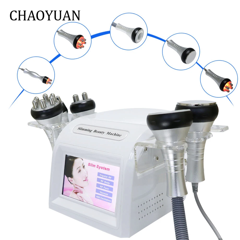 5 in 1 40K Cavitation Vacuum Rf  Slimming Machine