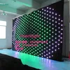 p18 CM led video curtain ,led vision curtain RGB, software led curtain for Dj Booth Matrix