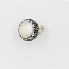 Fashion 2019 copper ring with ivory pearl setting for girl