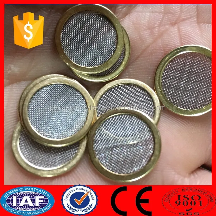 10mm Stainless Steel Pipe Screen Gauze Mesh / Titanium Screen Smoke