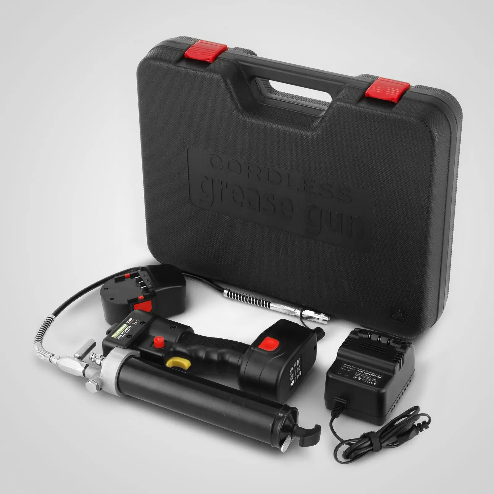 18 Volt Cordless Grease Gun One Hour Fast Charger,C/w 2 Batteries,Max