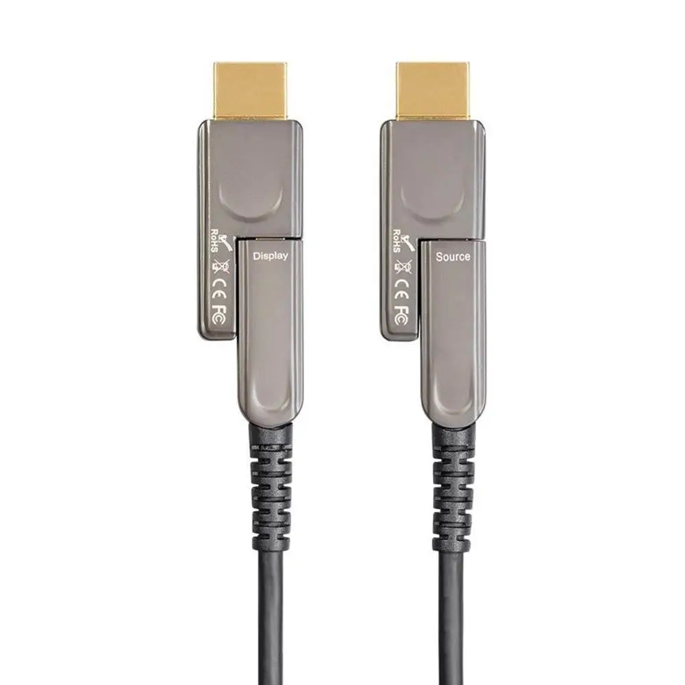 

HDMI & Mini HDMI Detachable Cable 4K@60Hz HDR Fiber Optic CMP PLENUM 18Gbps, N/a