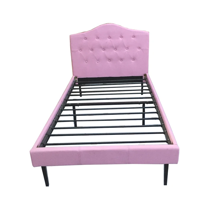 girls pink single bed