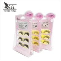 

China manufacture 3d magic synthetic beauty custom extension false/fake eyelashes with high quality