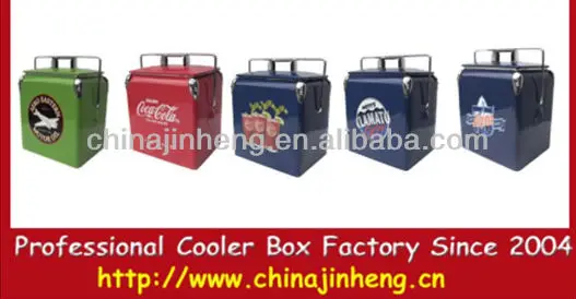 All Colour 13 Liter Chest Metal PU Foam Cooler Box, Customized Color Available