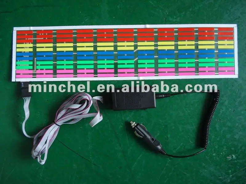 Hot Sale El Car Sticker Equalizer Buy El Animated Car Sticker,Light