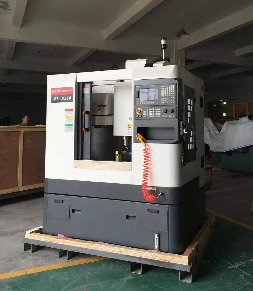 
Small 3 axis CNC 5 axis Vertical Mini Metal VMC Milling Machine 4 axis Machining Center with tool changer price for sale BL-S360 