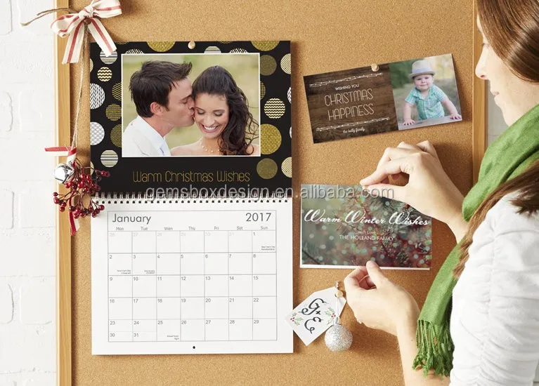 Custom Print Roll Hanging Linen Fabric Wall Calendar Buy Fabric Wall