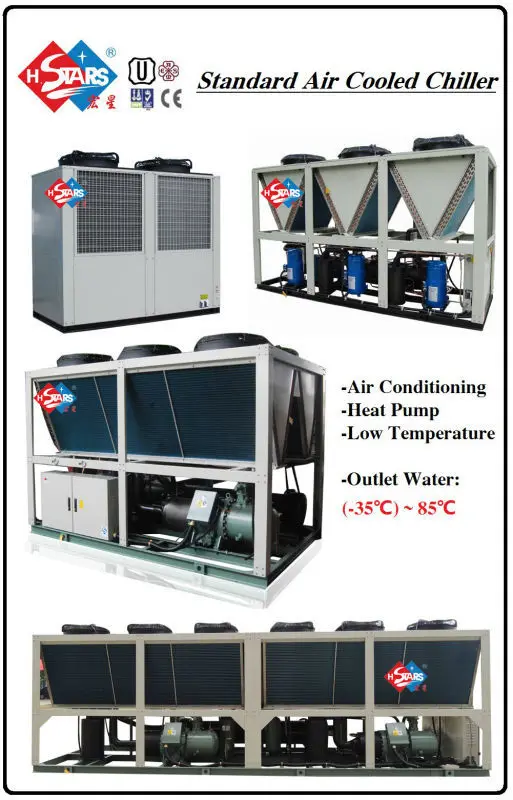 industrial Air Cooled vortex scroll liquid type chiller machine price