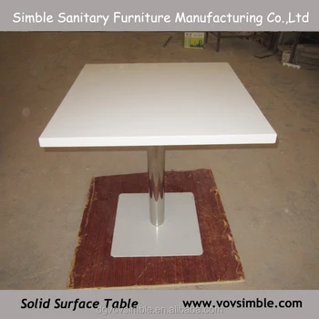 Acrylic Stone Restaurant Dining Table Made In Malaysia Acrylic Stone Restaurant Dining Table Made In Malaysia