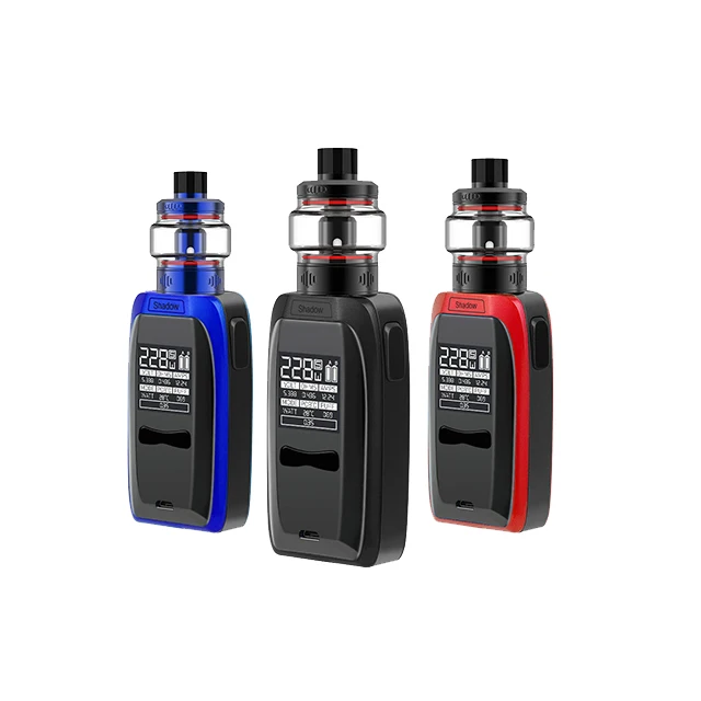 

Vape 2019 Jiuang Shadow e cigarette 510 thread starter kit VW/TC starter kit vape, Black. blue. red