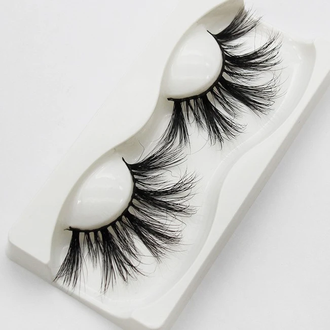 

create your own brand eyelashes 25mm lashes cruelty free 5d mink lashes, Natural black