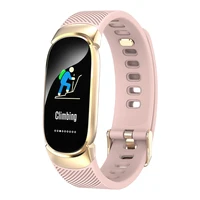 

2019 OEM Fashion watch women Female Digital bluetooth watch smart bracelet in stock heart rate monitor Fitness band for Ladies