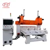 China Best 4 Axis Wood Carving Rotary Multi Spindle 3D CNC Router, Simultaneous 5 Axis Multi Head CNC Router
