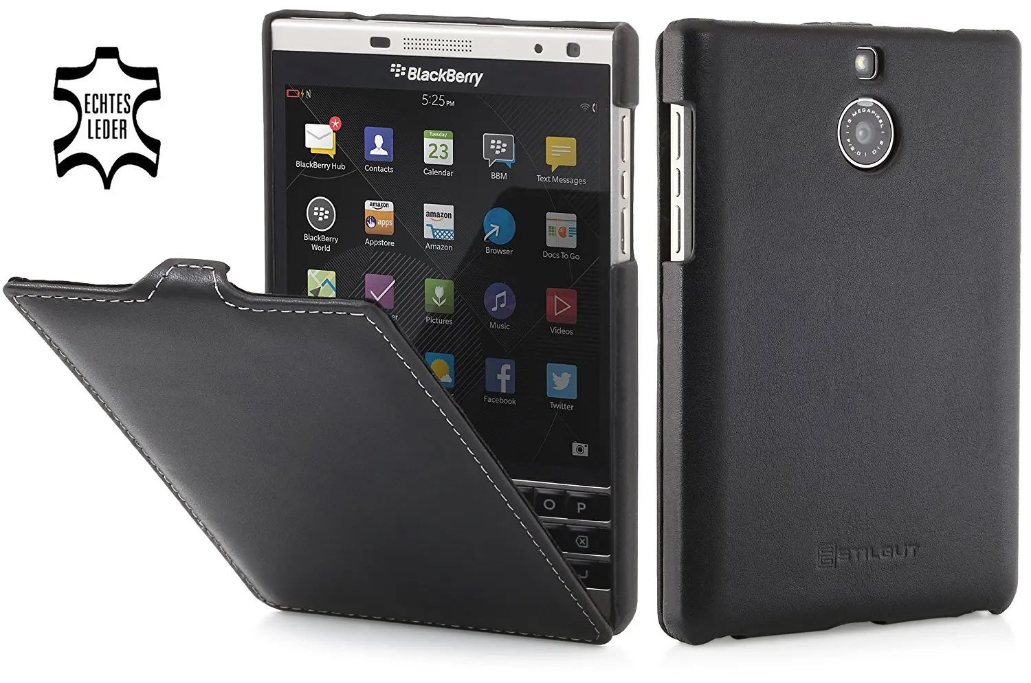 Buy Stilgut Ultraslim Genuine Leather Case For Blackberry Passport Silver Edition Black Nappa In Cheap Price On Alibaba Com